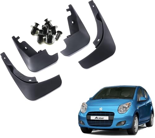 Image of WolkomHome Mud Flap Compatible with Suzuki A-Star - Durable Splash Guards for Car Exterior Protection