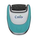 Calily™ Electric Callus Remover - Rechargeable and Includes a Travel Pouch - Double Rollers - Fine and Coarse / High-Performance Pedicure Tool; Removes Hard Skin and Calluses Fast and Painlessly