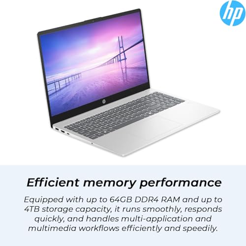 Image of HP 15.6″ Touchscreen Laptop, 13th Gen Intel Core i3-1315U, 12GB RAM, 256GB SSD, Windows 11, HD Camera, WiFi 6, HD Audio, BrightView, Up to 10.25 Hours Use