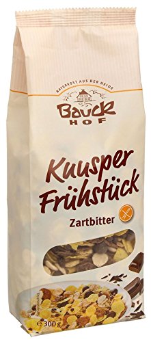 Bauckhof Bio Bauck Knusper Frühstück Zartbitter, glutenfrei (12 x 300 gr)