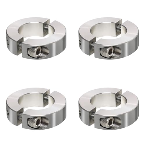 Bague de serrage 22mm anti-vibration inox 304 H7 pour axe mécanique CNC