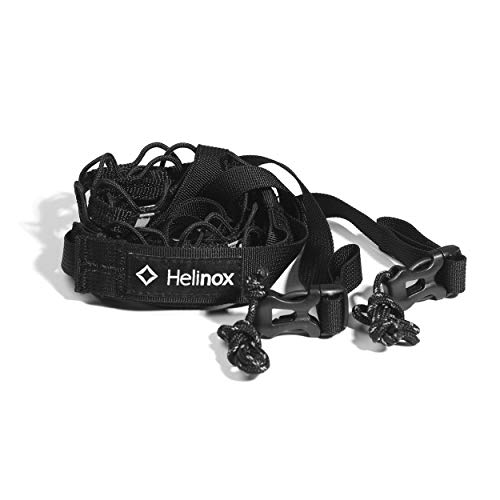 Helinox Daisy Chain | Extendable Camping Hanging line - Simple Clip-and-Hang Storage Solution (Black)