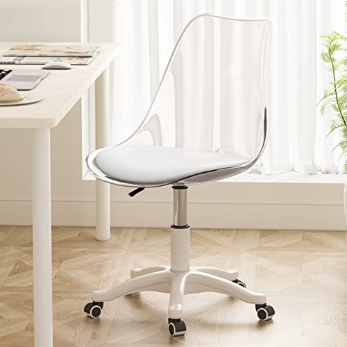 Chaise de bureau pivotante sans bras avec siège PP pour le jeu