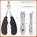 DRMODE Toenail Clippers for Seniors Thick Toenails, Large Toe Nail Clippers for Men Thick Nails with Wide Opening, Sharp Heavy Duty Ingrown Toenail Clippers Nail Cutter Long Handle with Slanted Blade