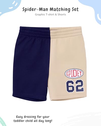 Image of Marvel Boys' T-shirt and Shorts Set