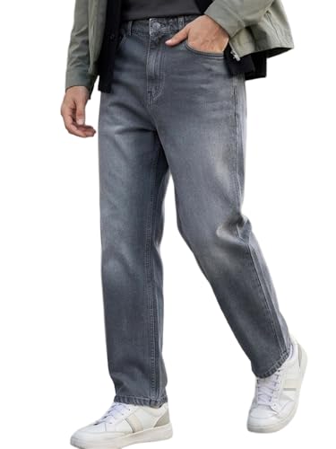 Image of Urbano Fashion Men Mid Rise Loose Jeans