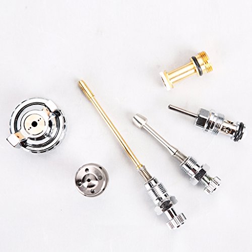 Image of High Performance W77-G HVLP Gravity Feed Spray Gun (Nozzle Size 1.5mm, Silver)