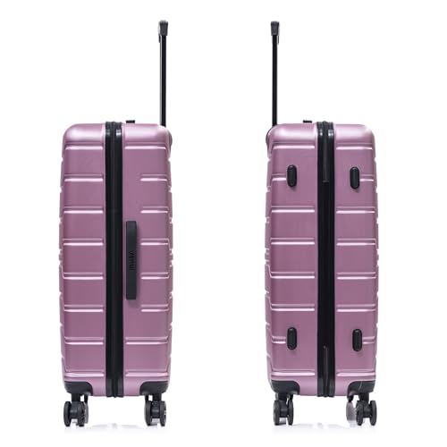 Image of InUSA TREND Luggage with Spinner Wheels | Durable Lightweight Hardside Suitcase, Travel Sets with Handle and Trolley | (20in, 24in, 28in, 32in) 4 Piece Set | Rose Gold