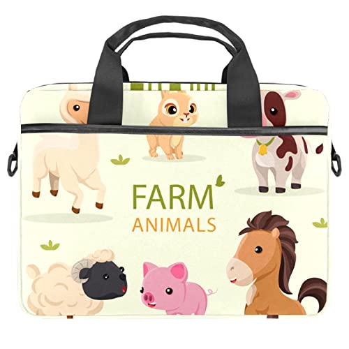 Sac à bandoulière pour ordinateur portable rembourré et imperméable 13.3 pouces