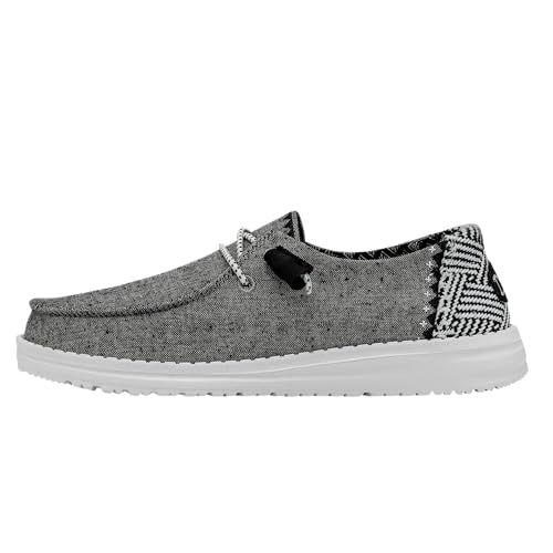 Image of HEYDUDE Women's Wendy Chambray | Women's Shoes | Women's Lace Up Loafers | Comfortable & Light-Weight