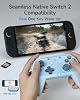 Controlador EasySMX S10C Pro para Switch 2 con despertar instantáneo, joysticks de efecto Hall, vibración HD, control de movimiento, 2 botones traseros, turbo, botones C, para Switch 2/Switch/PC/iOS/Android 4