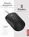 Lenovo 400 USB-C Compact Wired Mouse – Pocket Friendly Portable Mouse for Notebook or Large Computer Monitor, Black