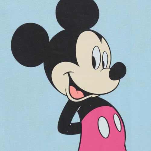Image of Disney Ladies Mickey Mouse Fashion Shirt Minnie Mouse Multi Print Tee - Classic Park and World Tee