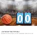 ETAINGYEUN Portable Flip Scoreboard Score Counter Lightweight Sturdy Suitable for Sports Soccer Basketball Table Tennis (Two-Person Scoreboard)