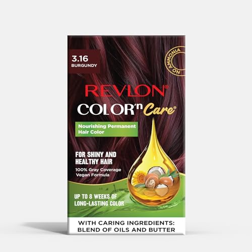 Revlon Color'n Care Nourishing Permanent Unisex Hair Color - 3.16 Burgundy