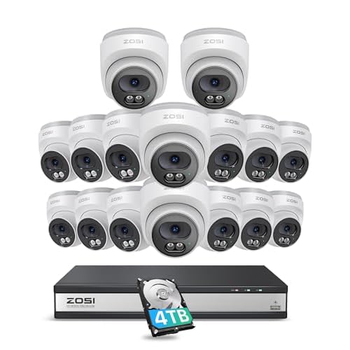ZOSI C220 16CH 4K PoE Security System with 4TB HDD