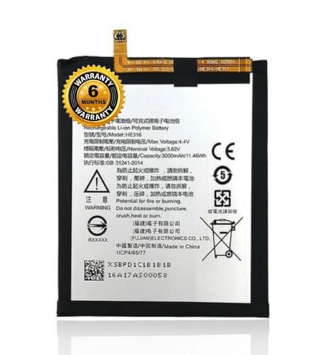 Image of Original HE316 Battery for Nokia 6 / HE317 / HE335 Battery with 6 Month warrenty** (SEPAO38)