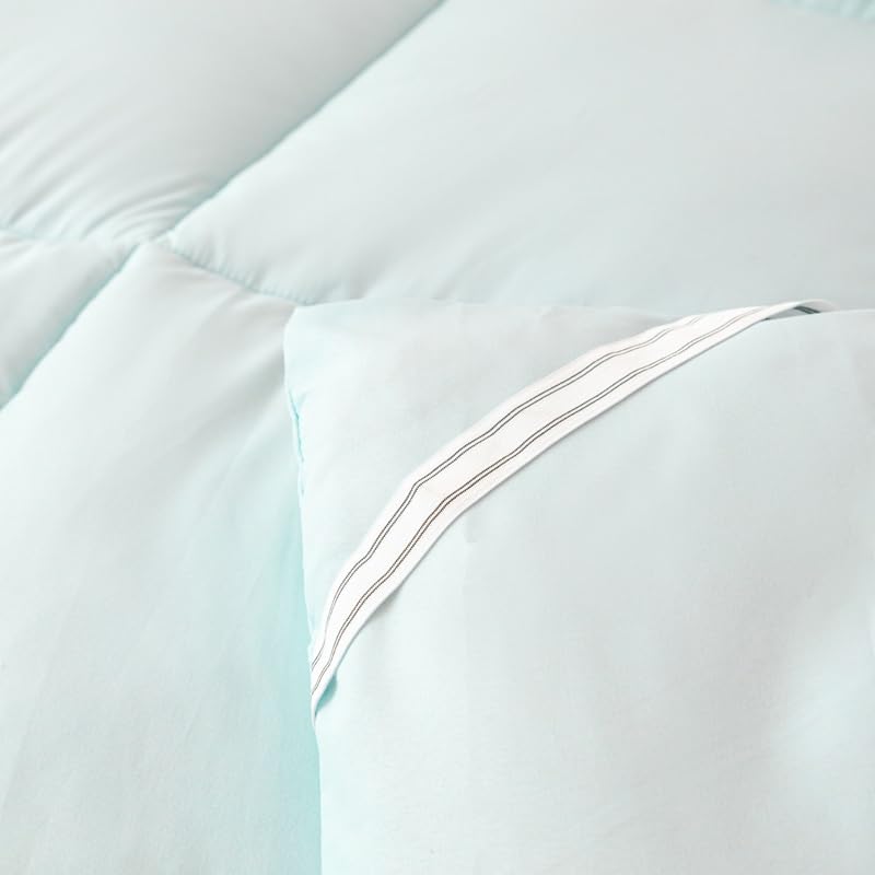 Japoński materac podłogowy futon o grubości 8 cm zwijany nakładka na łóżko, składany, do pokoju gościnnego, sypialni, kampera, czarny (niebieski, pełny 120 x 203 cm)