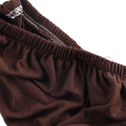 Miniatura 6 de 1 Funda Elástica Redonda Para Taburete De Bar De 30 A 45 Cm, Protector De Asiento Redondo, Suave, Lavable, Con Cojín Antideslizante Café