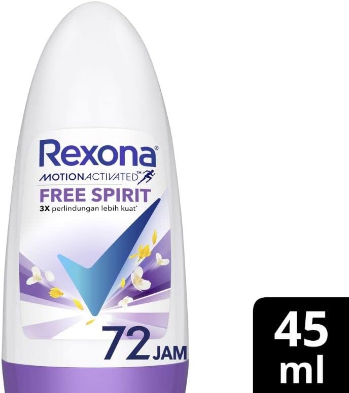 Женский дезодорант-антиперспирант Rexona в рулонах Free Spirit Fleece Spirit 1,5 жидких унции (45 мл) х 6 упаковок, фото 4