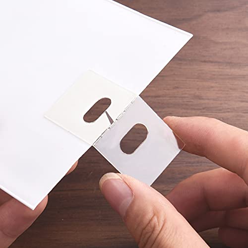 Konooy Vertical Blind Repair Tabs, 20 Sets (40 Pieces) Pre-Cut Vertical Blinds Fixers | Vertical Blinds Replacement Slats Repair Ready to Use | Vertical Blinds Replacement Parts Kit (20)