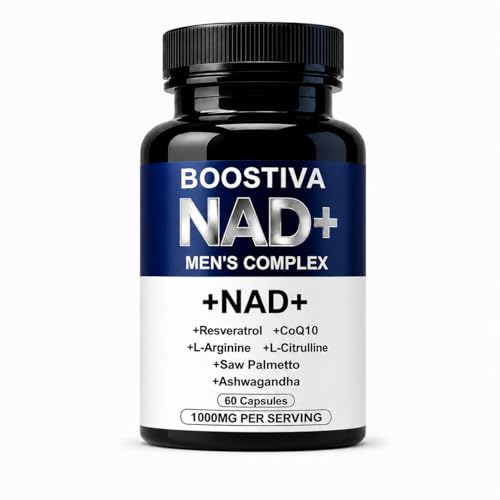 UNIKEM Boostiva NAD+ Supplements for Men 60 Capsules