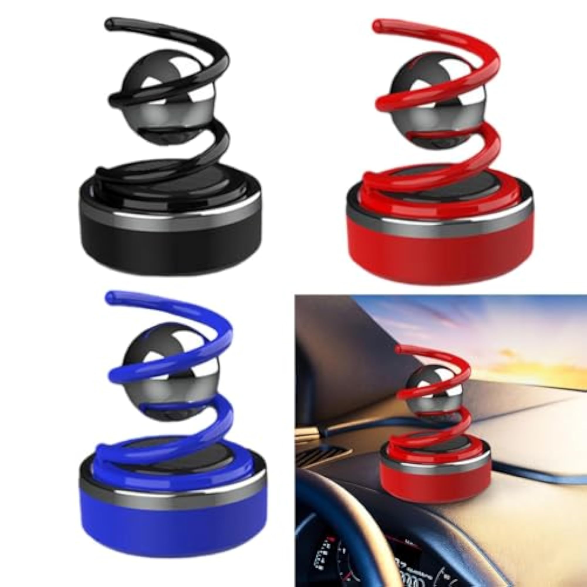Solar Car Diffuser for Essential Oils, Automotive Gift