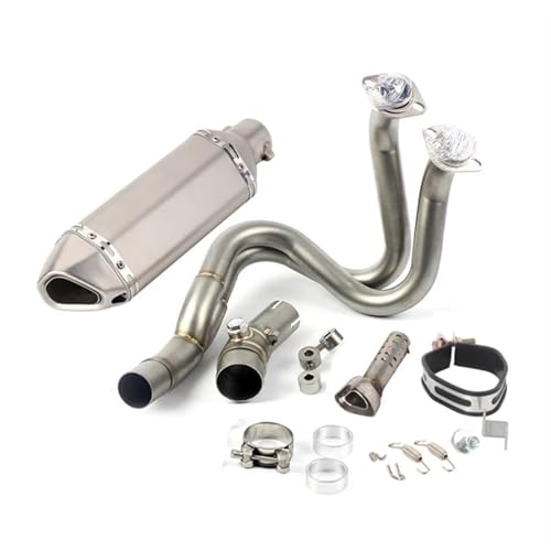 Silencieux de moto inox style B pour Kawasaki Ninja 650 aux finitions soignées