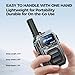 OMIZN M9 Global Walkie Talkie with Unlimited Range Over 4G LTE, AES-256 Encrypted Built-in Flashlight POC PTT Two Way Radio for Family, Outdoor, Commercial, Industrial, Fleet