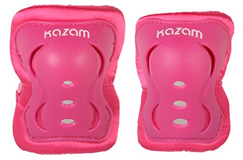 KaZAM Girls Multi-Sport Knee and Elbow Pad Set, Pink