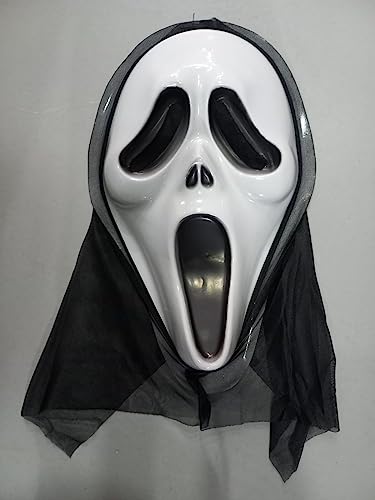 Máscara Pânico Com Capuz Festa Fantasia Halloween