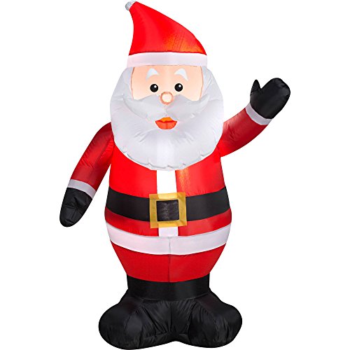 Gemmy Inflateables Holiday G08 38447 Air Blown Outdoor Santa Decor