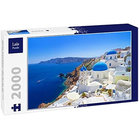 Puzzle Lais Architecture Blanche Santorin Cover