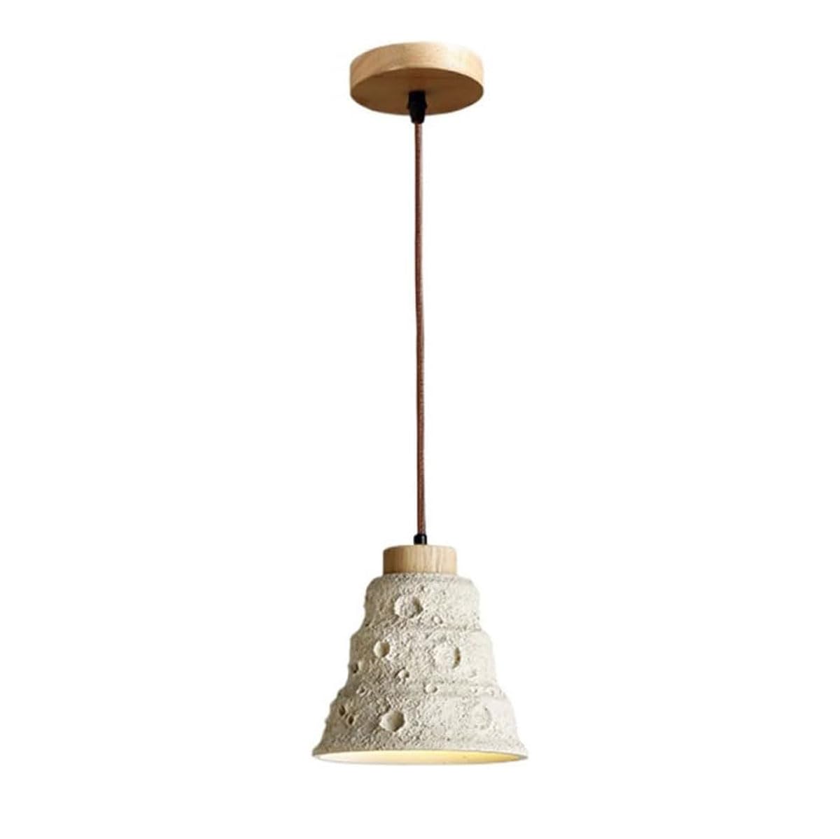 Lámpara retro de hormigón moderna para iluminar salones de diseño minimalista