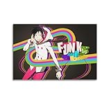 VZTTSVHE DURARARA!! Series Izaya Orihara - Póster de anime en lienzo, decoración de pared, sala de estar, dormitorio, pósteres de 20 x 30 cm, estilo sin marco