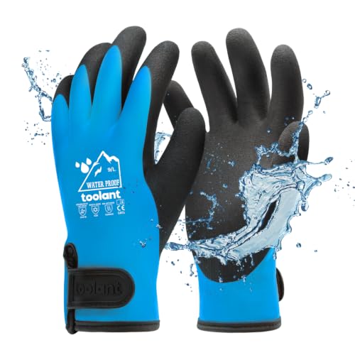 toolant 100% Waterproof Winter Work Gloves...