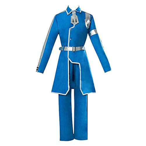 Charous Juego Sao Sword Art Online Eugeo Cosplay Disfraz Uniforme Azul Halloween Regalo de Cumplea?os Cover