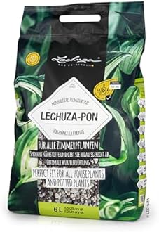 LECHUZA PON Peat-Free Houseplant Potting Mix for Indoor Plants, Cacti and Succulents Soil Potting Compost 6L
