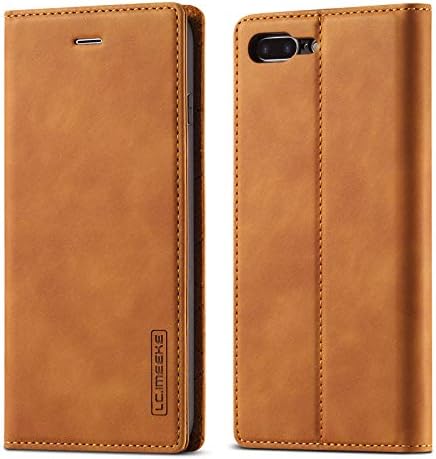 QLTYPRI Custodia a portafoglio per iPhone 7/8/SE 2020/SE 2022 5G, custodia a libro magnetica in pelle PU con blocco RFID, slot per carte di credito, cavalletto antiurto custodia per iPhone SE 3/SE