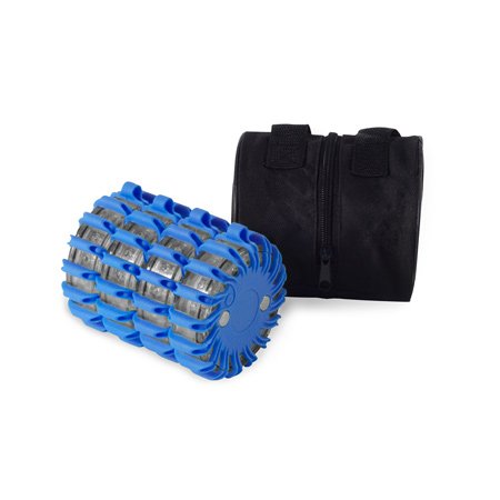 LIFE IS SIMPLE POWERFLARE 4er Set blau Tasche Signallicht