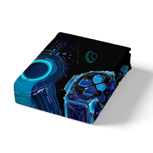 Parure de lit manette de jeu super king size pour chambre de garçon