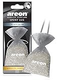 AREON Pearls Lux I Car & Home Air Freshener I Quality Perfume I Platinum (Pack of 3)
