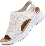 Femmes Arch Support Orthotic Walking Sandales Open Toe Bracelet de cheville réglable
