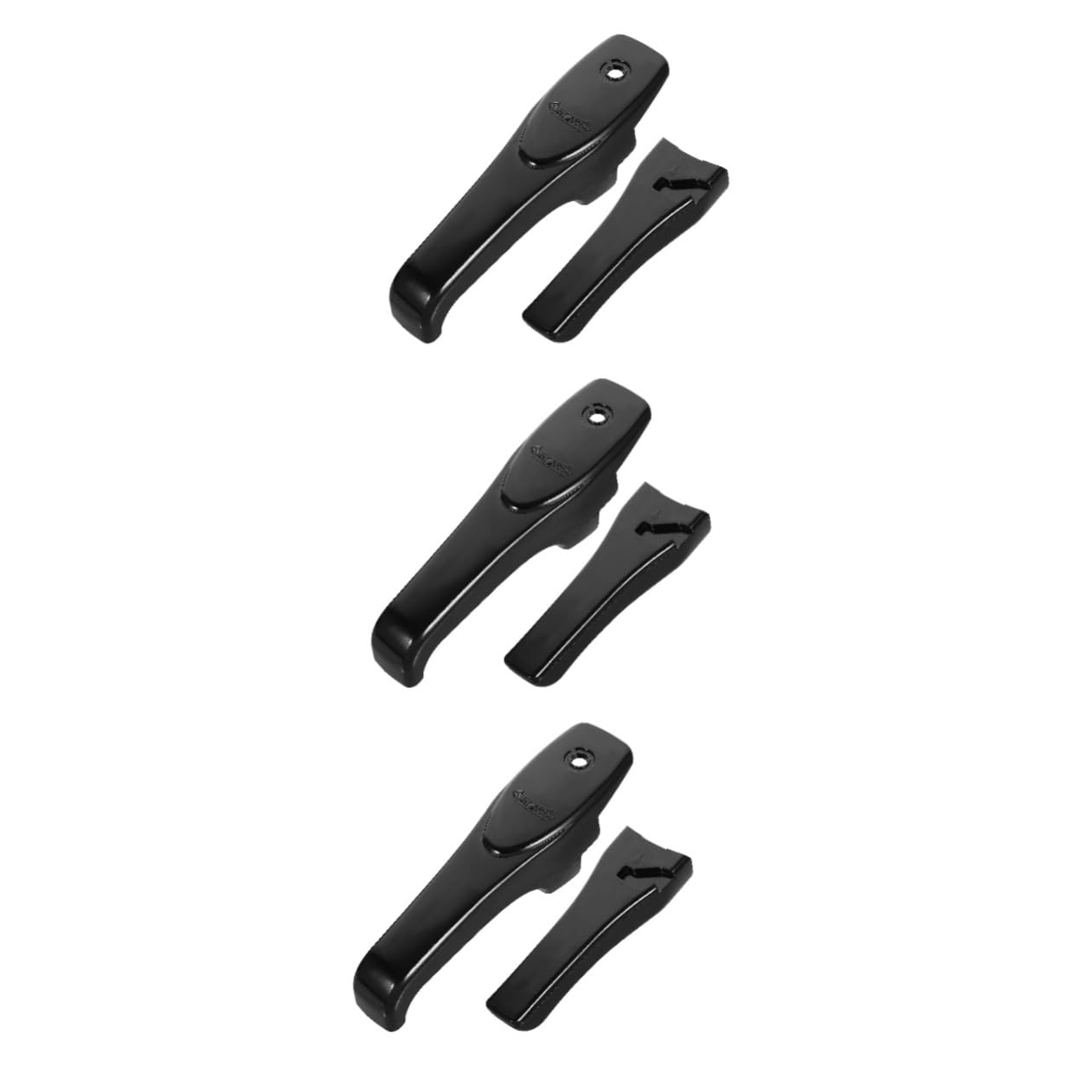 Cabilock 3 Pares Mango de Tirador Cocina Mango Duradero Mango de la sartén a presión Mango de Utensilios de Cocina de Repuesto empuñadura Juego de ollas Asas de Cocina WPC