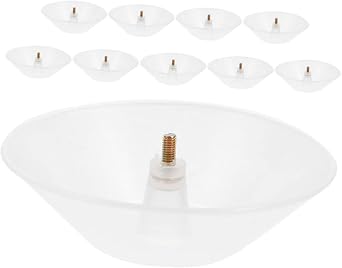 KOMBIUDA 10pcs Range Hood Oil Cup Bowl Grease Collector Kitchen Hood Accessories Oil Container Plastic