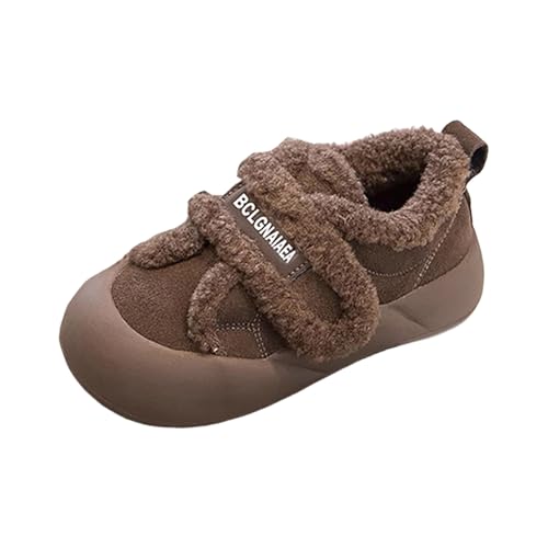 IWIHMIV Winter Boots for Toddler Girls Winter Toddler Winter Shoes Girls Boots Kids Winter Warm Snow Shoes Plus Winter Shoes