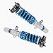 FAPO PS+ Coilovers for Toyota Corolla 1987-2000 AE92 AE100 AE101 AE102 AE110 AE111, 16 Level Damping Adjustable Height Mono-Tube Lowering Suspension Strut Kits(Blue)