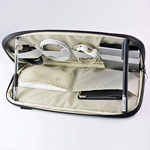 Da By Car Sun Visor Organizer Auto Car Visor Pocket And Interior Accessories Car Truck Visor Storage Pouch Holder With Multi-Pocket Net Zippers(Black) #TOP1