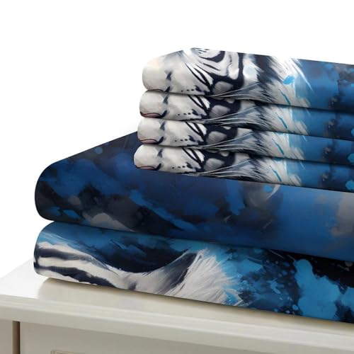 Housse de couette 3D en microfibre résistante et douce pour en finir avec les draps rêches