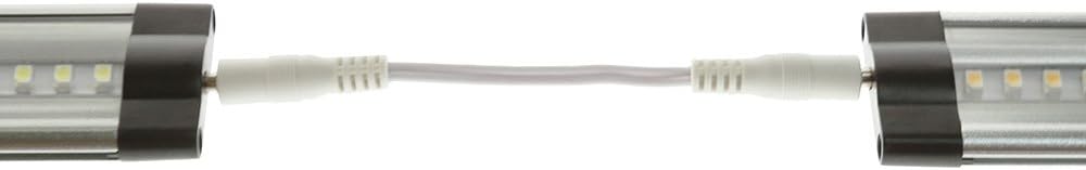 Lightkiwi F3251 4 inch Interconnect Cable for Modular LED Under Cabinet Lighting (White)